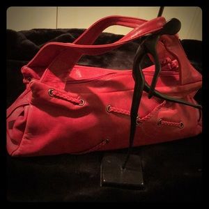 Italian made Red leather bag